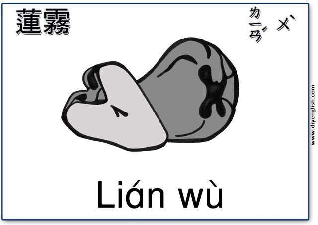wax apples – Chinese & Pinyin flashcard