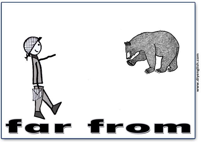 far – English word flashcard