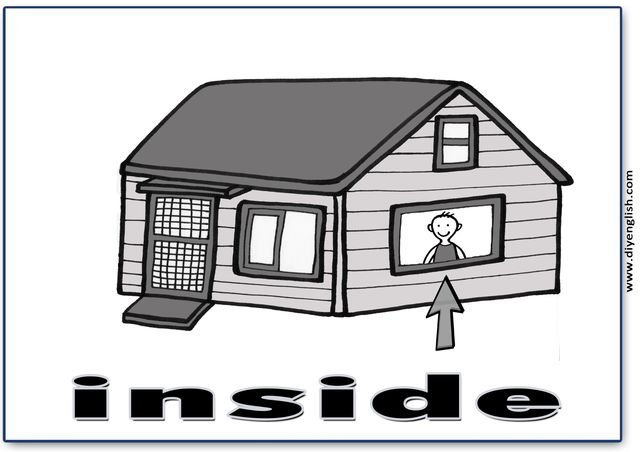 inside – English word flashcard