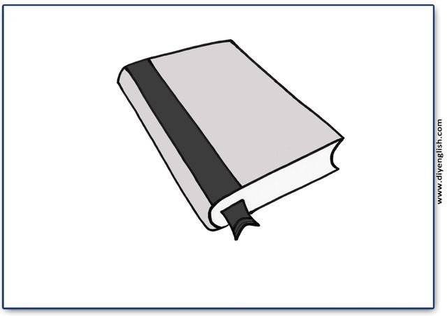 book – Blank – colour & write flashcard