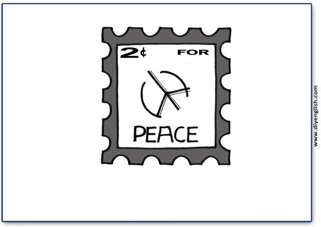 stamp – Blank – colour & write flashcard