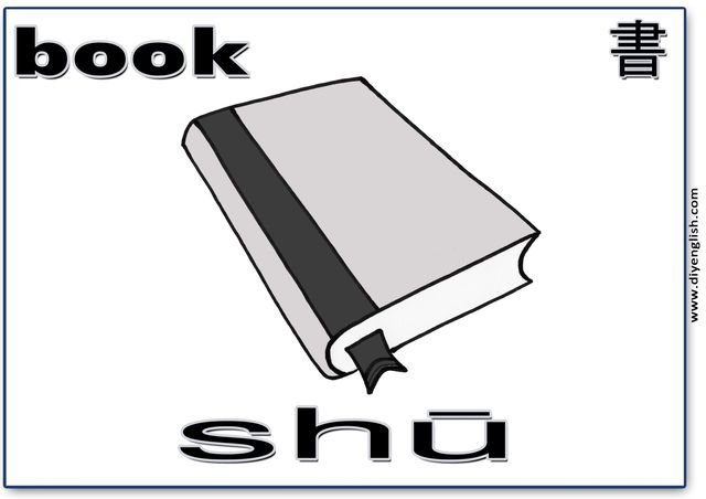 book – Chinese & Pinyin flashcard