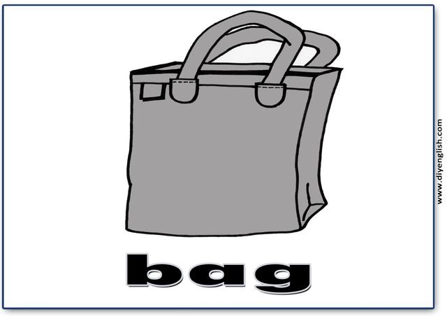 bag – English word flashcard